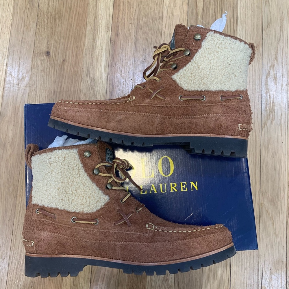 Polo Ralph Lauren Shearling Ranger Boots